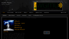 What Wgmuradio.com website looked like in 2018 (6 years ago)