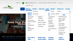 What Webliance.com website looked like in 2018 (6 years ago)