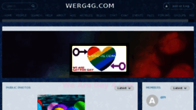 What Werg4g.com website looked like in 2018 (6 years ago)