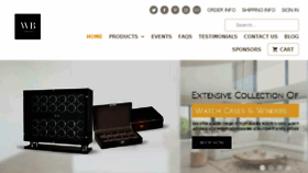 What Watchboxco.com website looked like in 2018 (6 years ago)