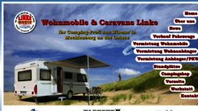 What Wohnmobile-caravans.de website looked like in 2018 (6 years ago)