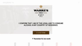 What Warre.com website looked like in 2018 (6 years ago)