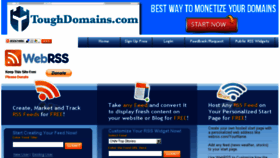 What Webrss.com website looked like in 2018 (7 years ago)