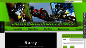 What Watchmotocrossonline.com website looked like in 2018 (6 years ago)