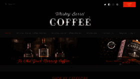 What Whiskeybarrelcoffee.com website looked like in 2018 (6 years ago)