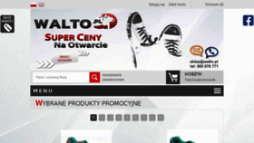 What Walto.pl website looked like in 2018 (6 years ago)