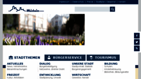 What Weinheim.de website looked like in 2018 (6 years ago)