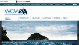 What Worldopenwaterswimmingassociation.com website looked like in 2018 (6 years ago)