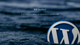 What Wpinstinct.com website looked like in 2018 (6 years ago)