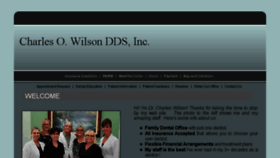 What Wilsondentist.com website looked like in 2018 (6 years ago)