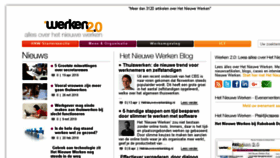 What Werken20.nl website looked like in 2018 (6 years ago)