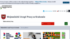 What Wup-krakow.pl website looked like in 2018 (6 years ago)