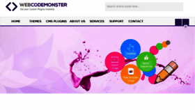 What Webcodemonster.com website looked like in 2018 (6 years ago)