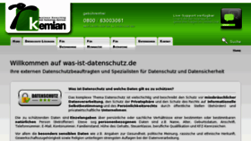 What Was-ist-datenschutz.de website looked like in 2018 (6 years ago)