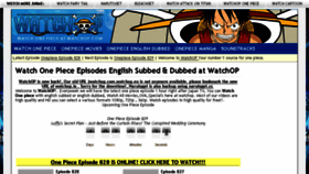 What Watchop.cc website looked like in 2018 (6 years ago)