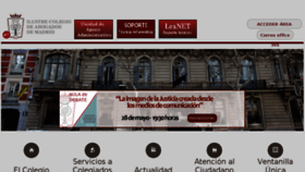 What Web.icam.es website looked like in 2018 (6 years ago)
