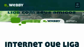 What Webbytelecom.com.br website looked like in 2018 (6 years ago)