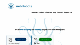 What Werobots.io website looked like in 2018 (6 years ago)