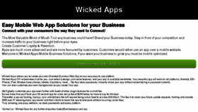 What Wickedapps.com.au website looked like in 2018 (6 years ago)