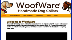 What Woofware.com website looked like in 2018 (6 years ago)