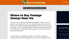 What Wheretogetstamps.org website looked like in 2018 (6 years ago)