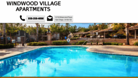 What Windwoodvillageapts.com website looked like in 2018 (6 years ago)
