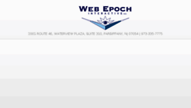 What Webepoch.com website looked like in 2018 (5 years ago)