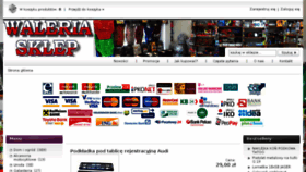 What Waleriasklep.pl website looked like in 2018 (6 years ago)