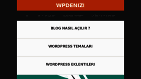 What Wpdenizi.com website looked like in 2018 (6 years ago)
