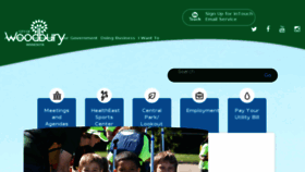 What Woodburymn.gov website looked like in 2018 (5 years ago)