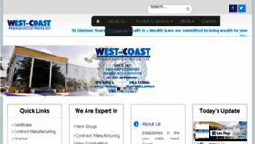 What Westcoastin.com website looked like in 2018 (6 years ago)