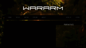 What Wararm.eu website looked like in 2018 (6 years ago)