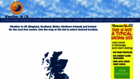 What Weather-in-uk.co.uk website looked like in 2018 (6 years ago)