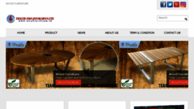 What Woodfurniture.id website looked like in 2018 (5 years ago)