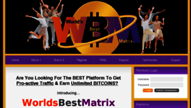 What Worldsbestmatrix.com website looked like in 2018 (6 years ago)