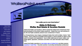 What Waileapoint.com website looked like in 2018 (6 years ago)