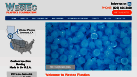 What Westecplastics.com website looked like in 2018 (6 years ago)