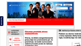 What Wiedzawfirmie.pl website looked like in 2018 (6 years ago)