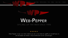 What Web-pepper.com website looked like in 2018 (6 years ago)