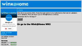 What Winkathome.net website looked like in 2018 (6 years ago)