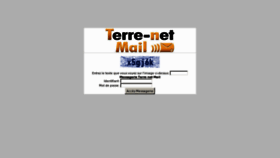 What Webmail.terre-net.fr website looked like in 2018 (6 years ago)