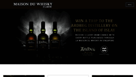 What Whisky.sg website looked like in 2018 (6 years ago)
