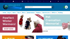 What Worldforpets.com.au website looked like in 2018 (6 years ago)