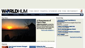 What Worldhum.com website looked like in 2018 (6 years ago)