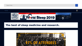 What Worldsleepcongress.com website looked like in 2018 (6 years ago)