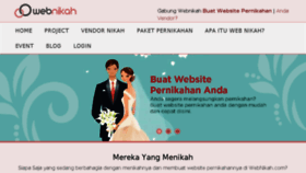 What Webnikah.com website looked like in 2018 (6 years ago)