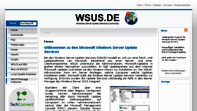 What Wsus.de website looked like in 2018 (5 years ago)
