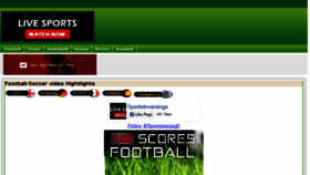 What W2.sportstreamings.com website looked like in 2018 (5 years ago)