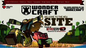 What Wondercraft.net website looked like in 2018 (5 years ago)