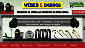 What Weberebarros.com.br website looked like in 2018 (6 years ago)